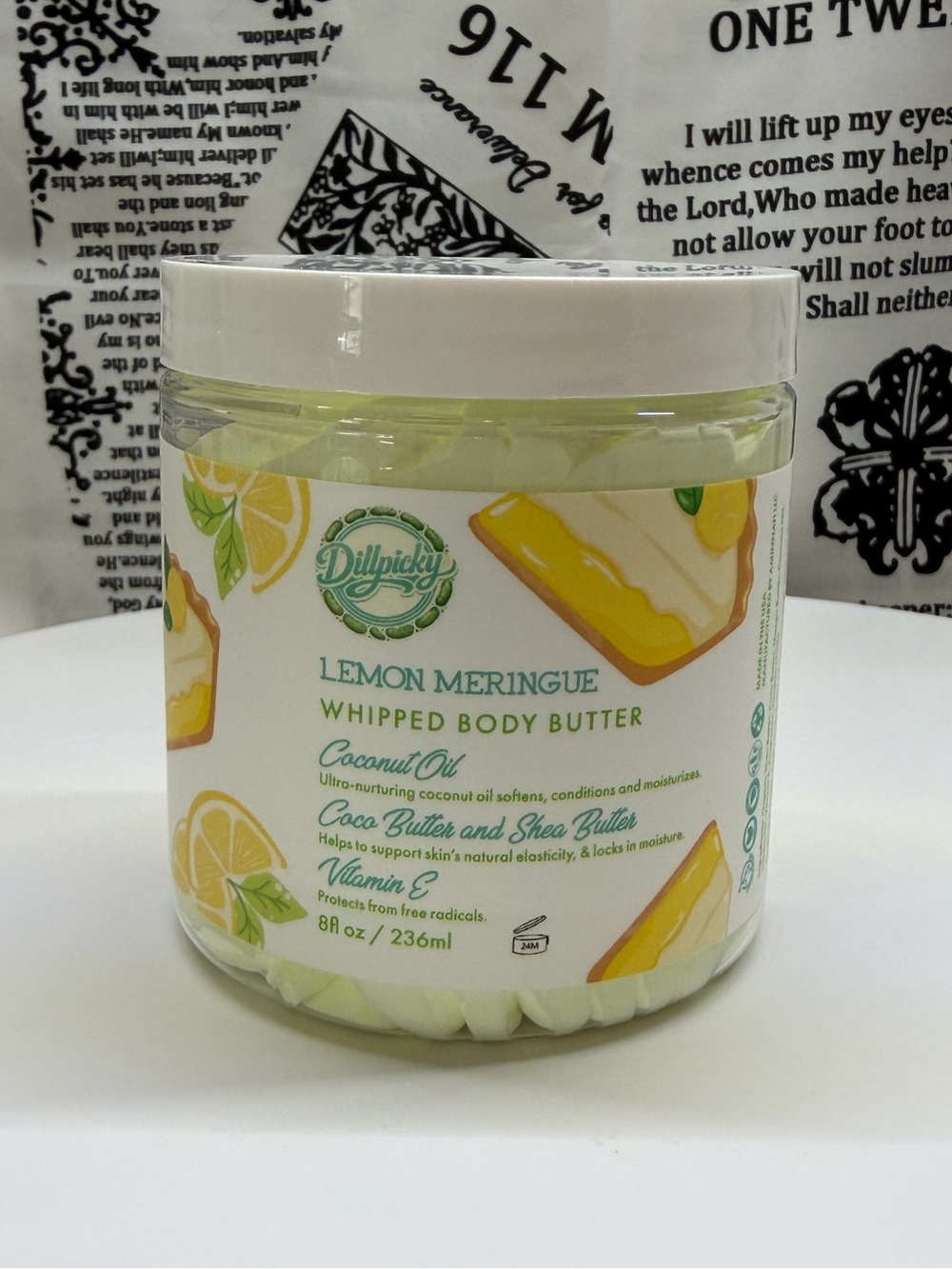 Dillpicky Aminnah Lemon Meringue Body Oil, Sugar Scrub, Whipped Body Butter Set - Picture 2 of 7